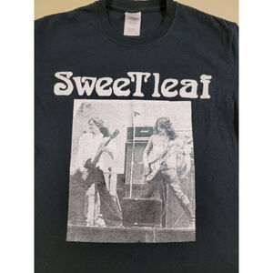 SWEAT LEAF Rock Metal T-SHIRT MENS Size Small Gildan Ultra Black